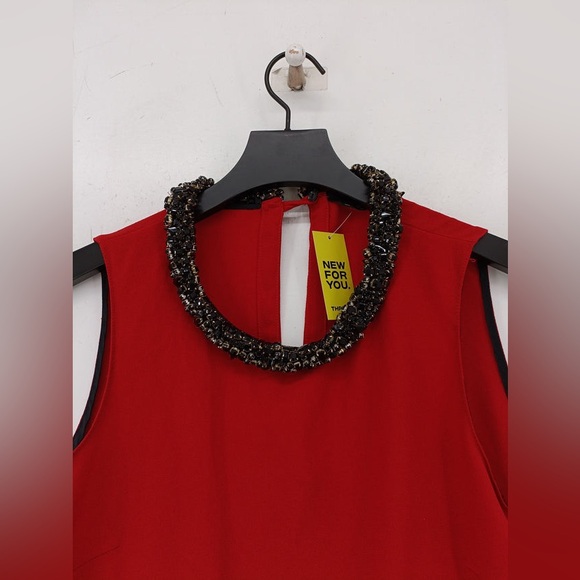 Zara Embellished Peplum Top XS - Picture 2 of 10